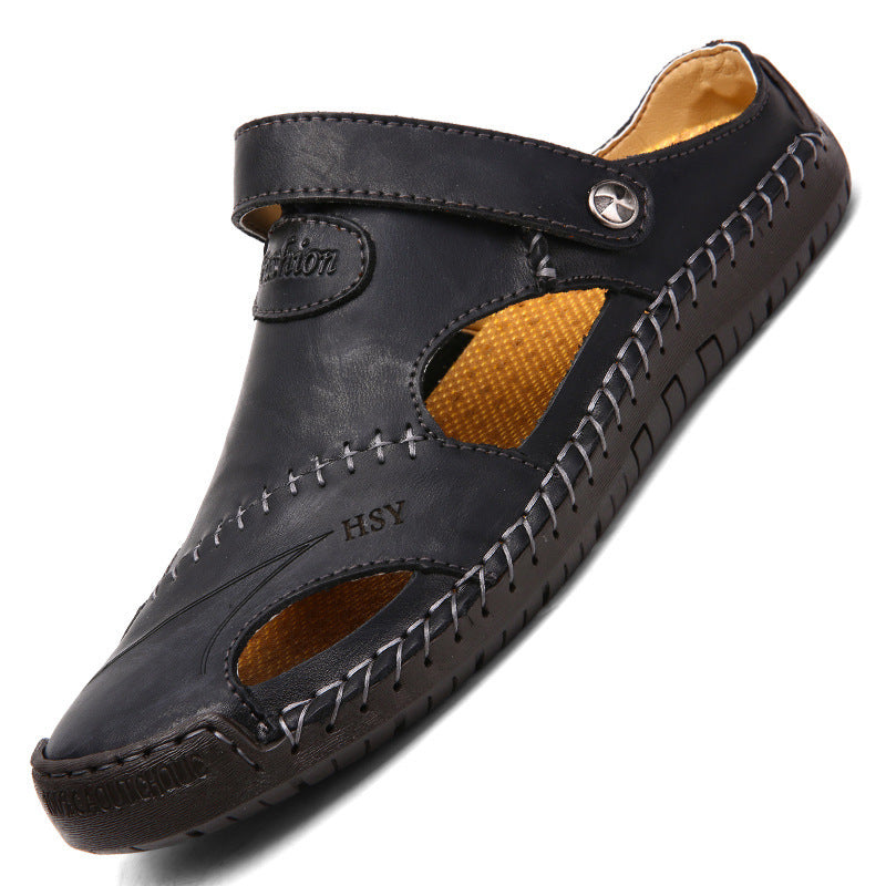 Artisan Comfort Stitch Sandals for Men