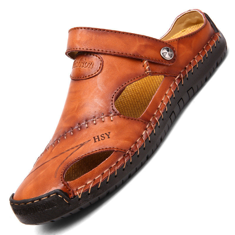 Artisan Comfort Stitch Sandals for Men