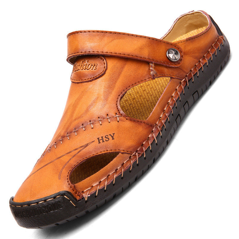 Artisan Comfort Stitch Sandals for Men