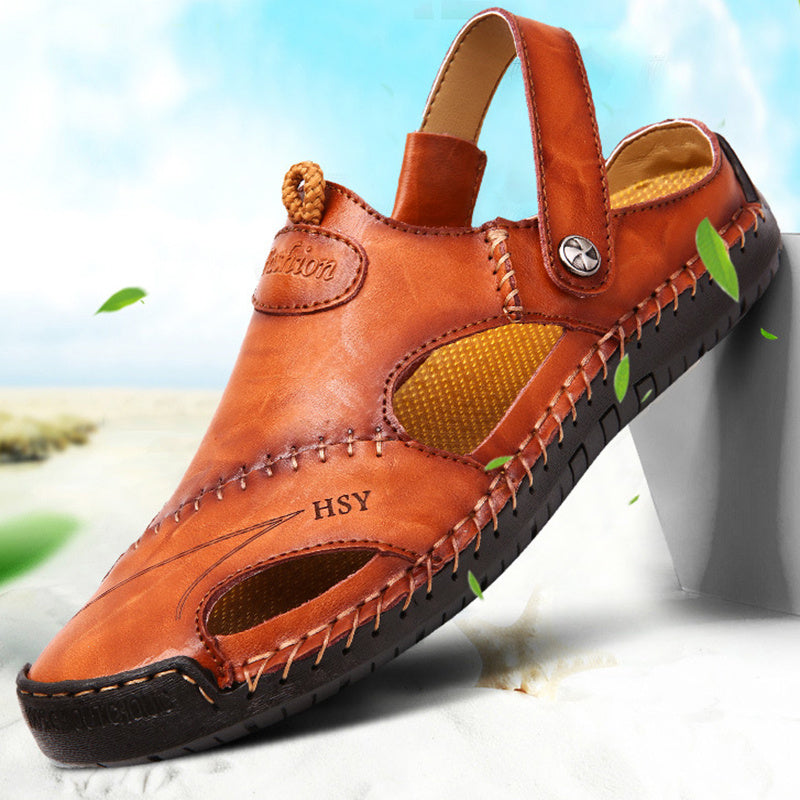 Artisan Comfort Stitch Sandals for Men
