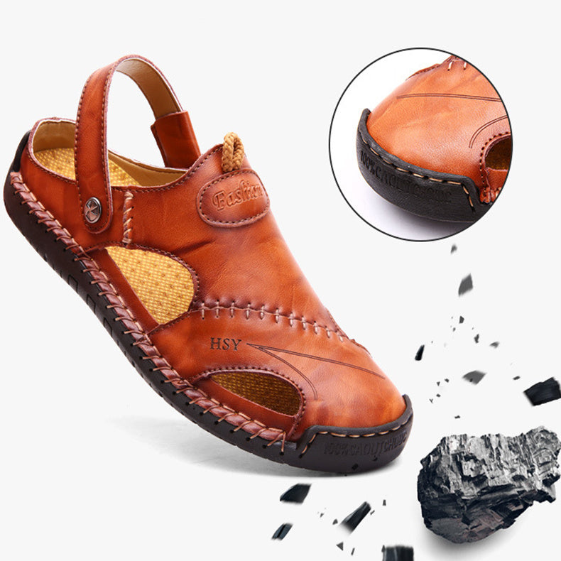 Artisan Comfort Stitch Sandals for Men