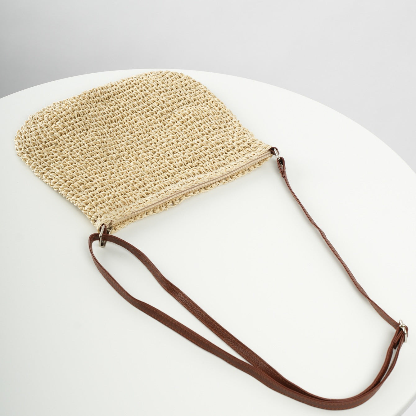 Woven Rattan Shoulder Bag – Boho Chic Summer Crossbody